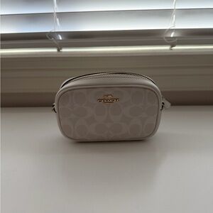 Coach White Crossbody/Belt Bag